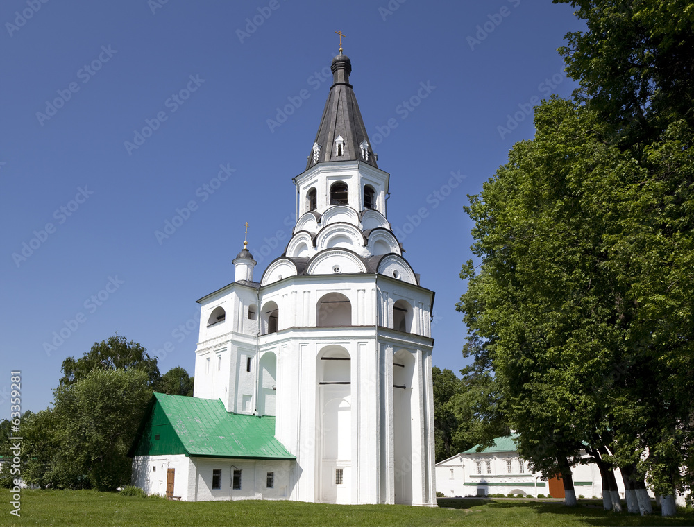 Crucifixion Church-belfry in Alexandrov. Russia
