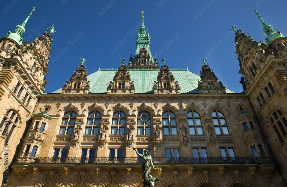 Obraz premium Hamburger Rathaus