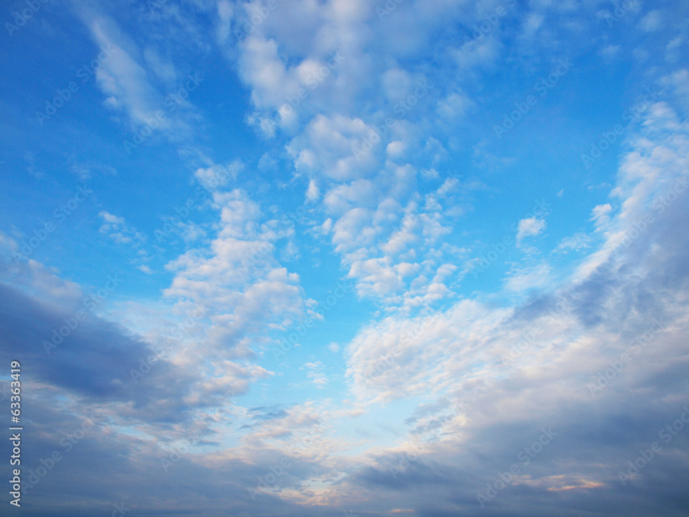 Beautiful clouds in the sky