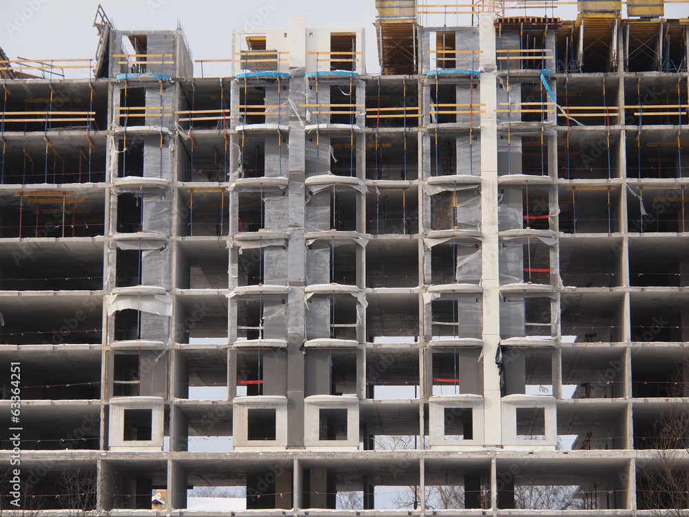 multi-storey building under construction