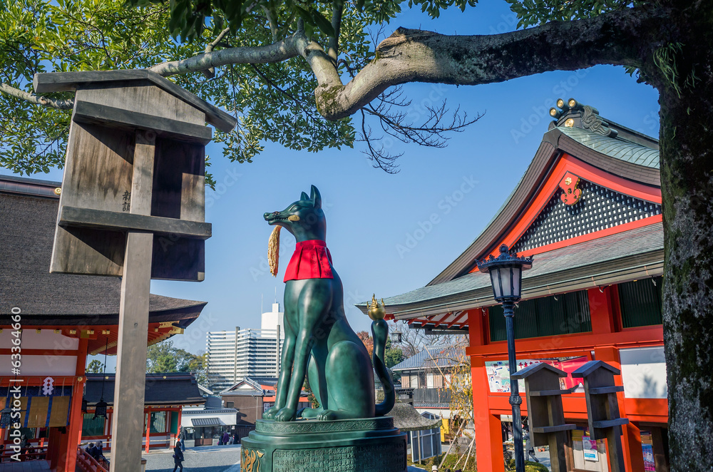 Obraz premium Fushimi Inari Taisha Shrine Japan
