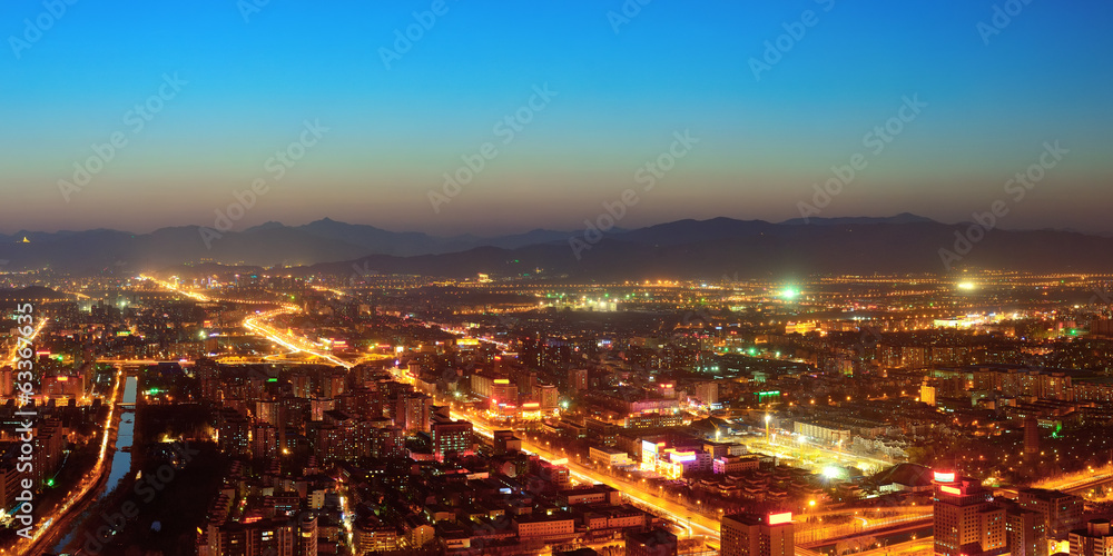 Fototapeta premium Beijing sunset