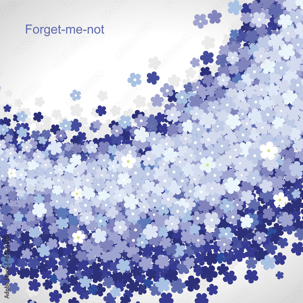 Forget-me-not background Forget-me-not background