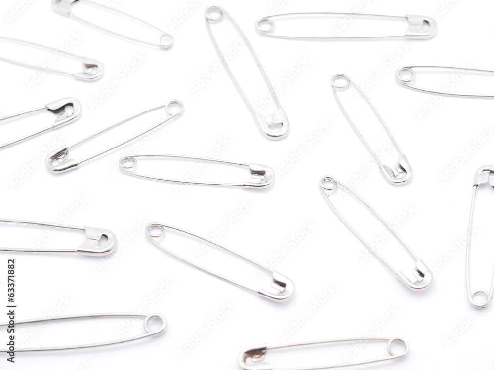 pins on a white background pins on a white background