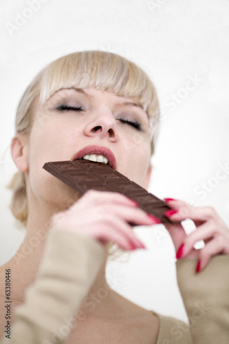 Chocolate eating