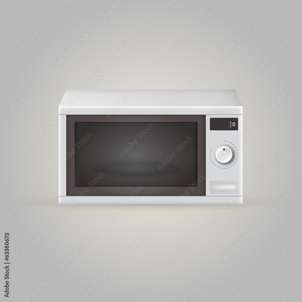 Illustration of microwave Illustration of microwave