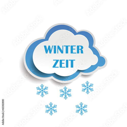 Cloud Snow Winterzeit