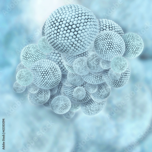 Nanopartikel - 3D Render