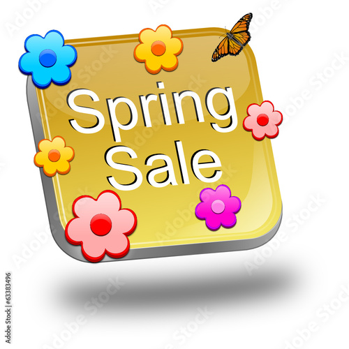 Spring sale button