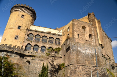 The medieval castle of Maschio Angioino, Naples, Italy