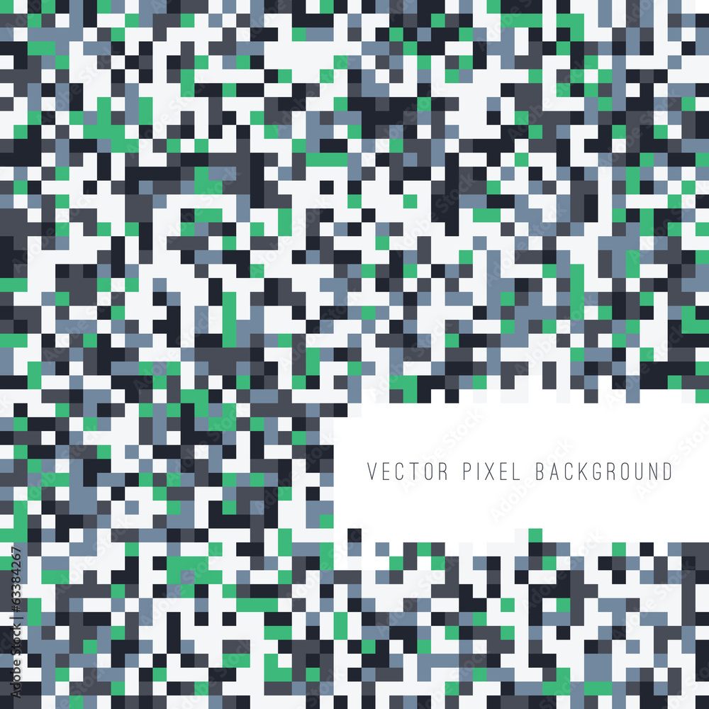 Fototapeta premium Abstract Pixel Background