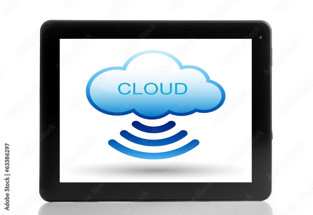 wireless cloud-computing connection on digital tablet pc wireless cloud-computing connection on digital tablet pc