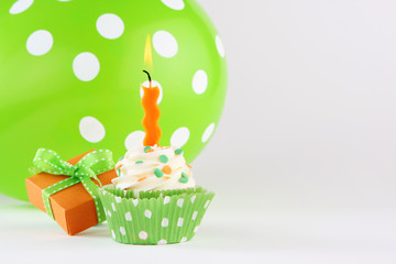 birthday cupcake
