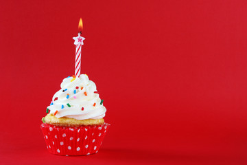 birthday cupcake