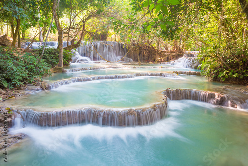 Kuang Si Waterfall  Luang prabang  Laos