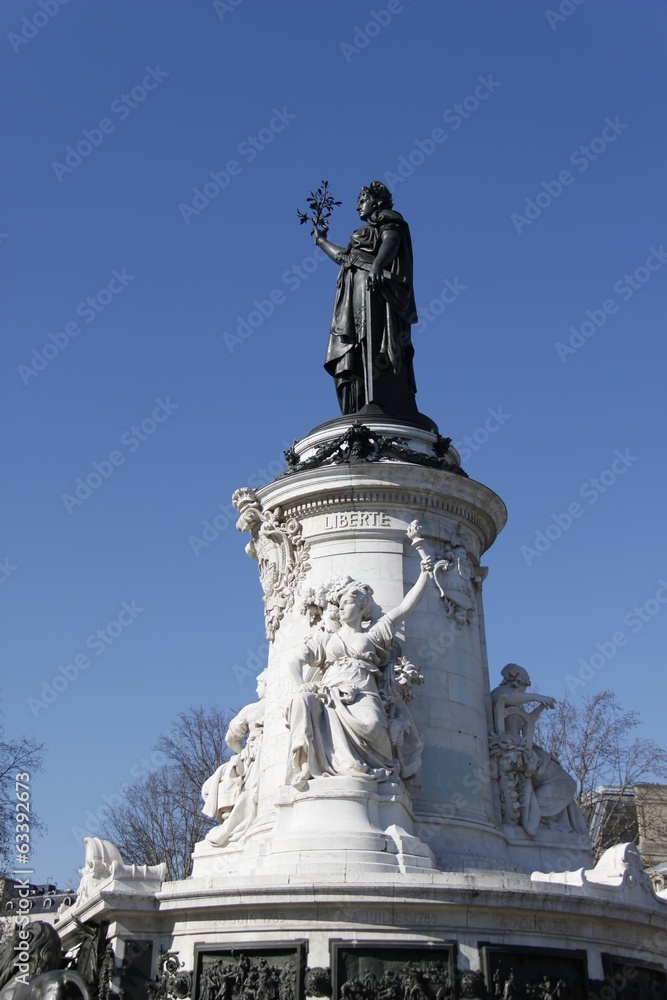 Statue de la République à Paris