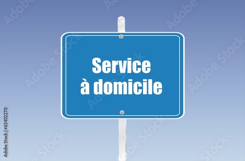 panneau service à domicile