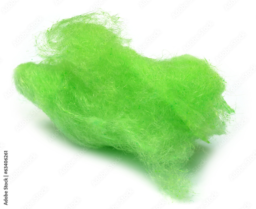 Fototapeta premium Green cotton candy