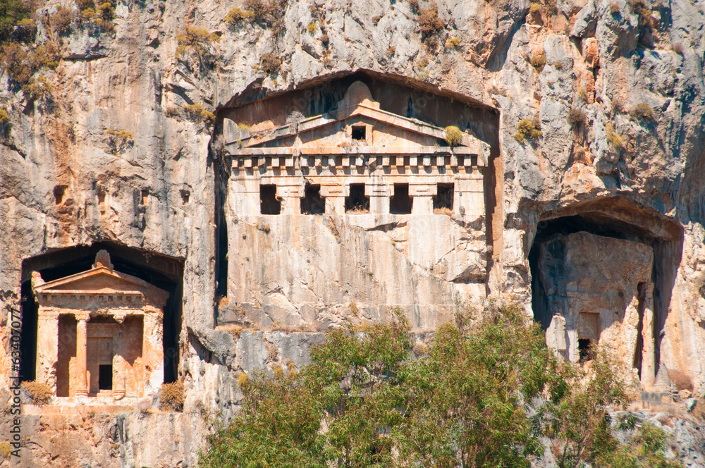Lycian tombs - Landmark Turkey Lycian tombs - Landmark Turkey