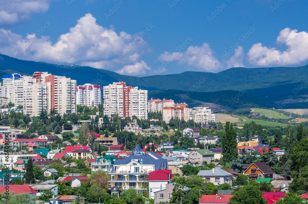 View on the city Alushta