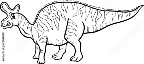lambeosaurus dinosaur coloring page