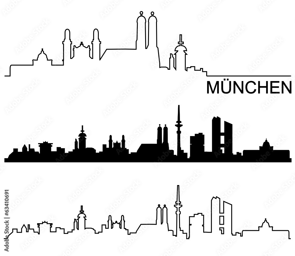 Fototapeta premium Skyline München