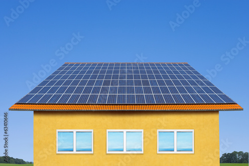 Solaranlage auf Wohnhaus