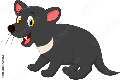 Tasmanian devil cartoon © tigatelu