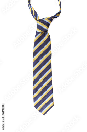 Canvas Print Close up of colorful man's tie