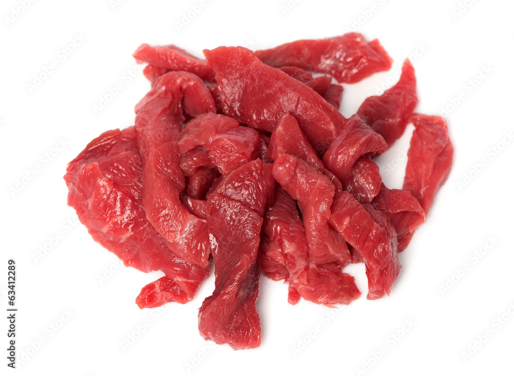 raw beef isolated on white background raw beef isolated on white background