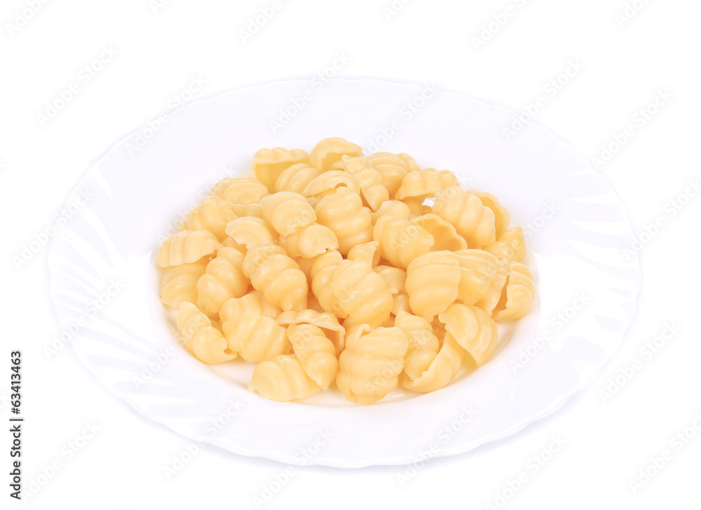 Pasta on the plate. Pasta on the plate.