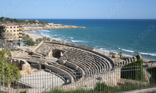 Roman amphitheater of Tarragona.Catalonia.Spain