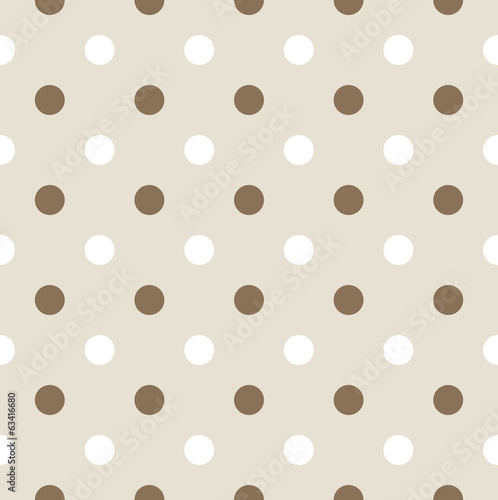 Seamless retro pattern with dots