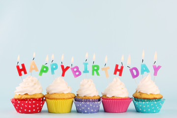 birthday cupcake