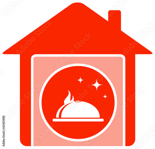 red home food symbol