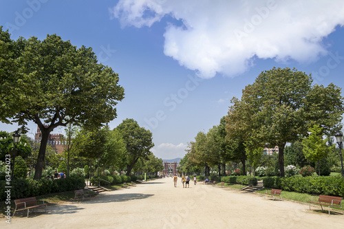 Park de la Ciutadela in Barcelona Spain