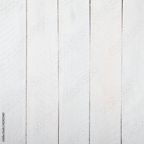 Vintage white wooden table background top view