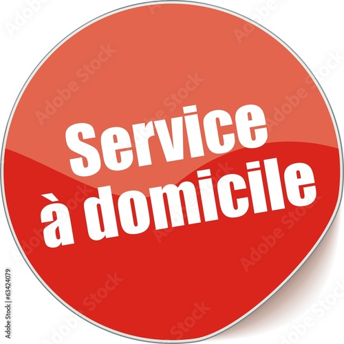 étiquette service à domicile
