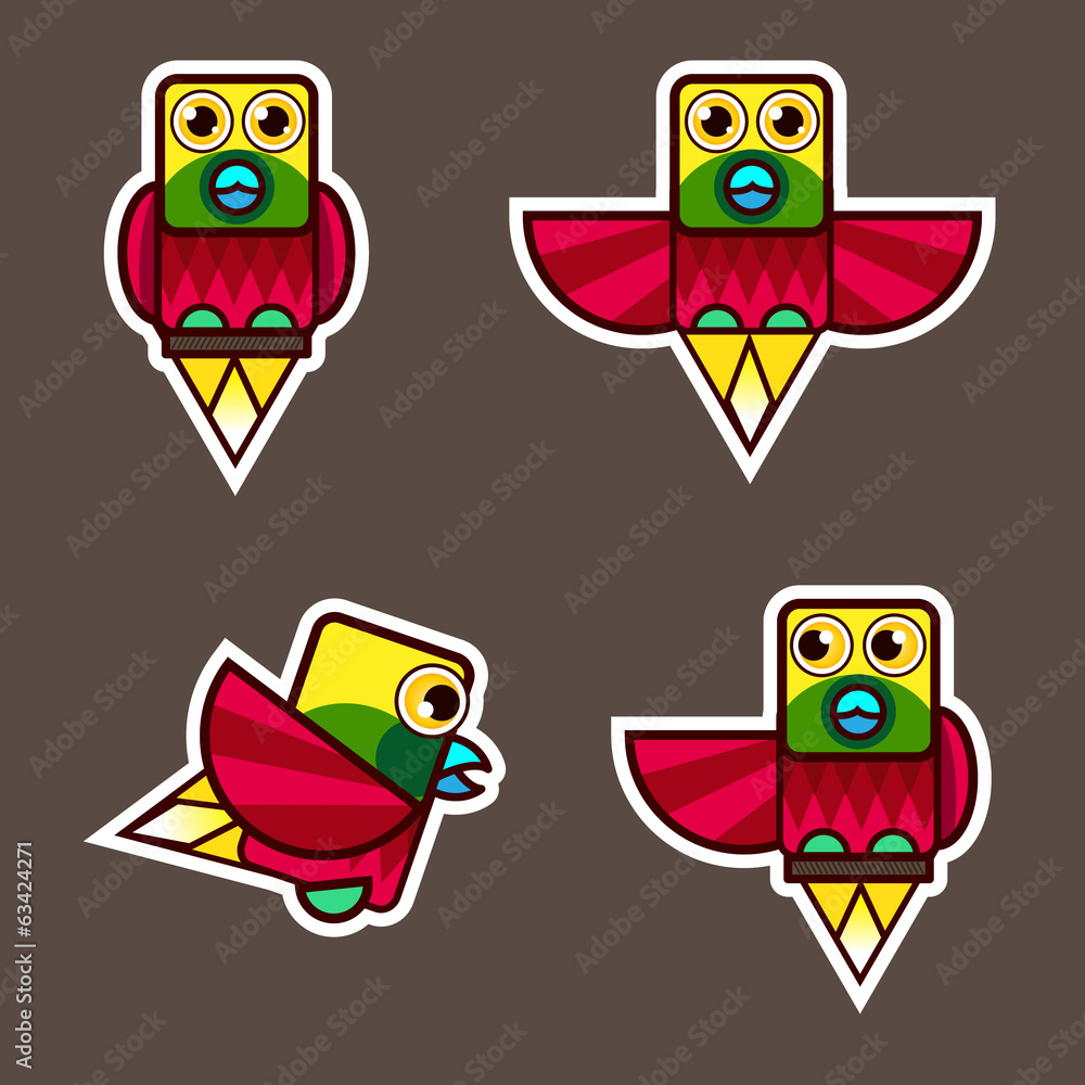 Lesser Bird of Paradise cartoon Lesser Bird of Paradise cartoon
