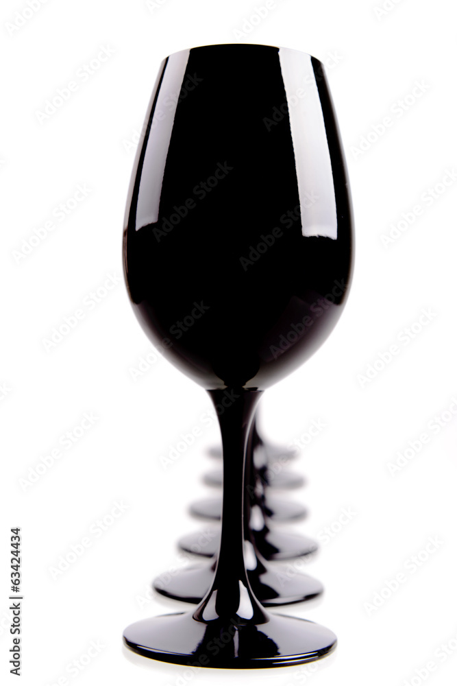 Black Wine Glasses For Blind Tasting