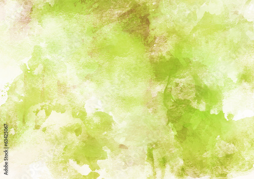 Soft Green Watercolor Background