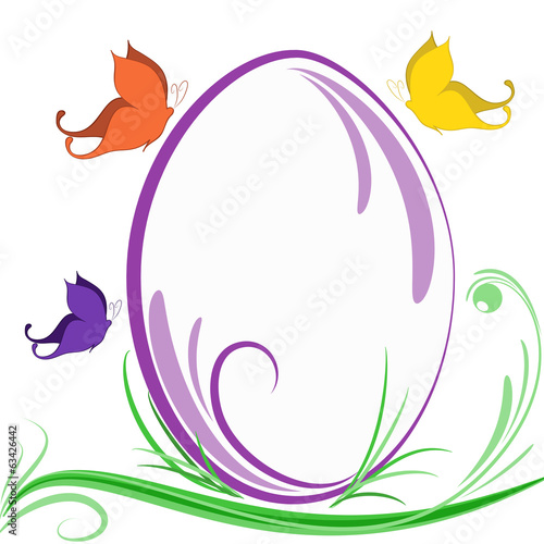 Uovo di Pasqua stilizzato