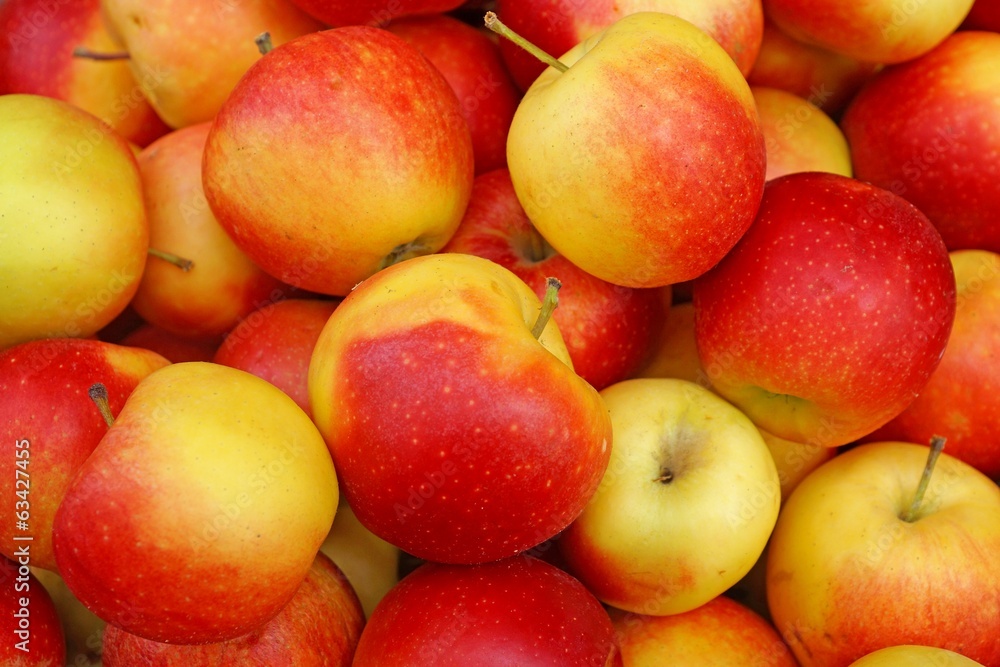 ripe red apples in a heap ripe red apples in a heap