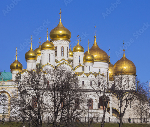 Annunciation and the Dormition Cathedral of the Moscow Kremlin.