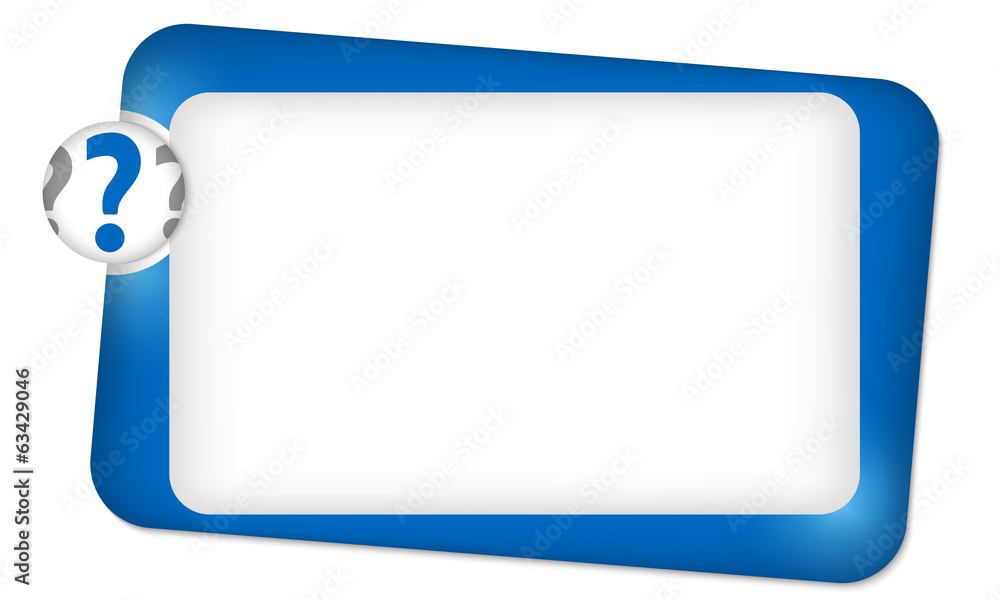 abstract frame for entering text with question mark abstract frame for entering text with question mark