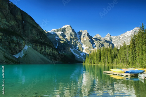 Jezioro Moraine, park narodowy Banff