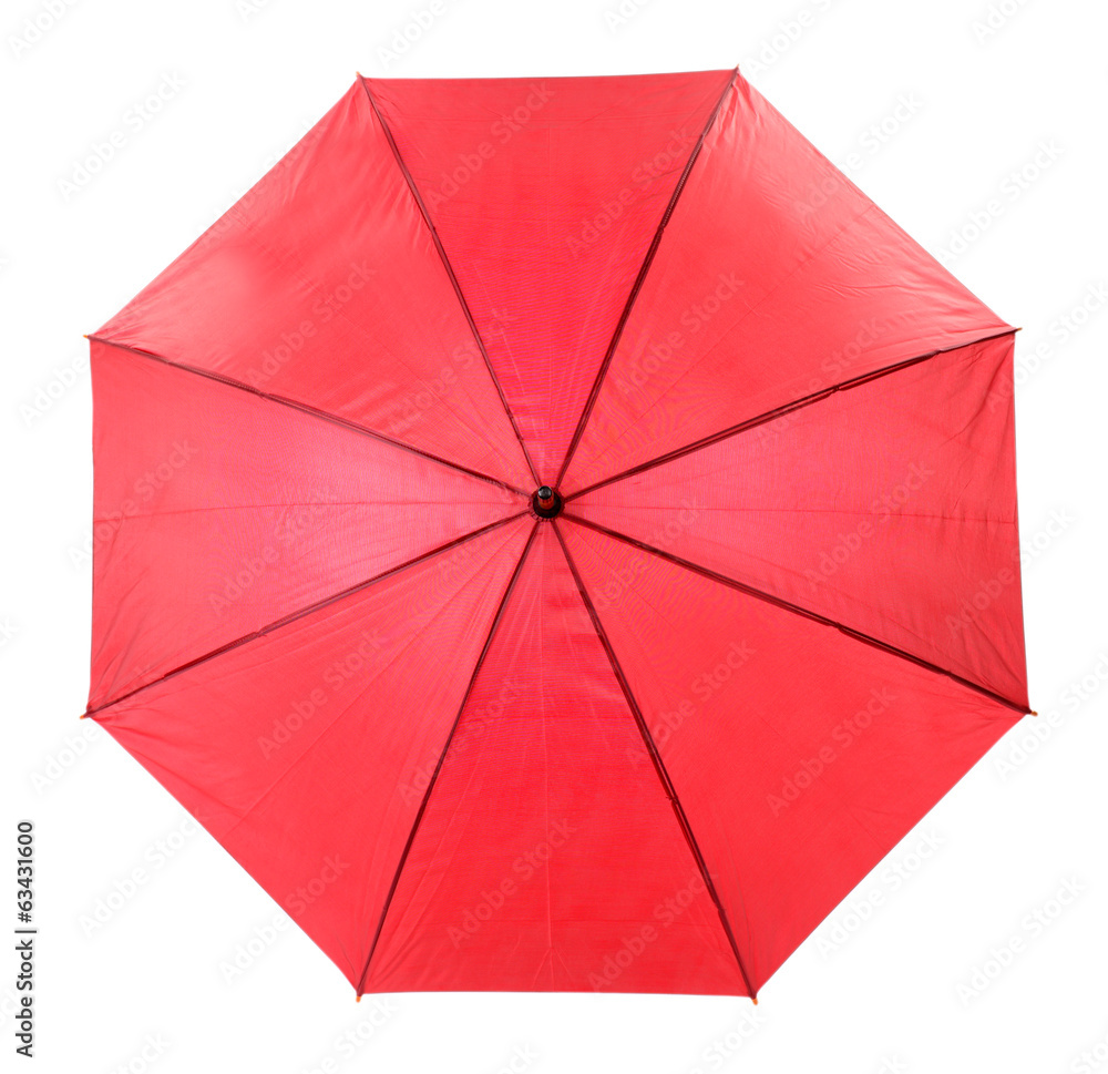 Red Umbrella isolated on white Red Umbrella isolated on white