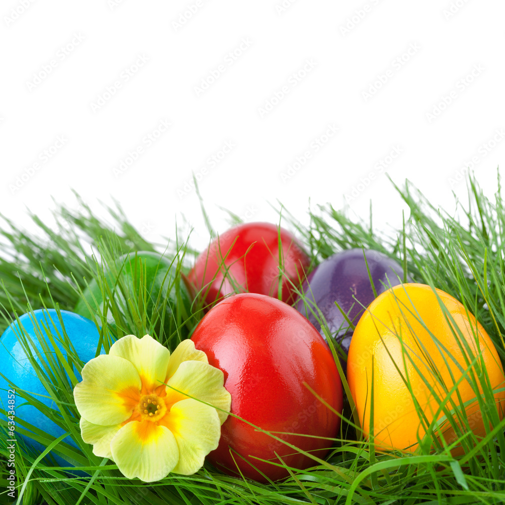 Easter Border with Copy Space