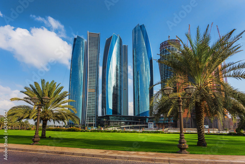 Skyscrapers in Abu Dhabi, UAE © Oleg Zhukov