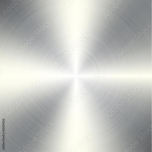 High contrast circular brushed aluminum texture